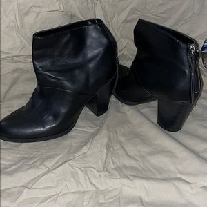 JustFab black heel booty